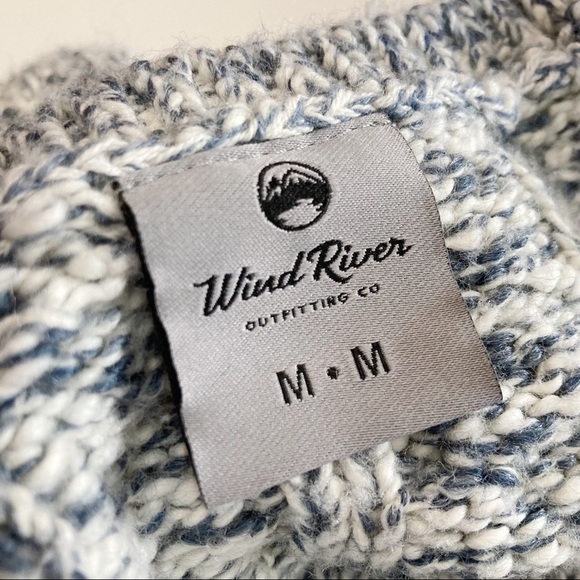 Wind River Nordic Fair Isle Cable Knit Sweater Size M - Picture 8 of 12